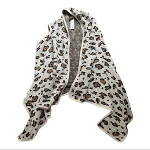 Francescas OneSize Leopard Sweater Vest